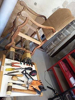 Réfection fauteuil